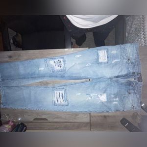 American rag blue ripped jeans , size 32 W x 30 L